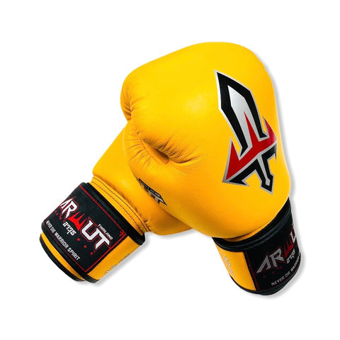 Arwut Muay Thai Boxing Gloves BG1 Yellow