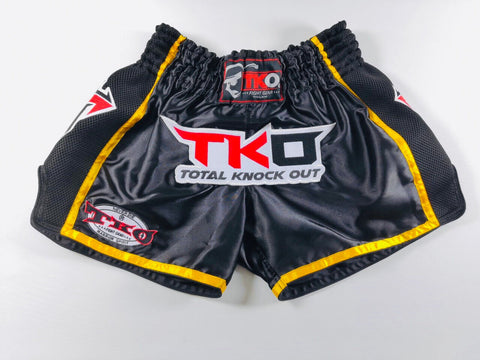 TKO Muay Thai Shorts BS2 Black/Gold