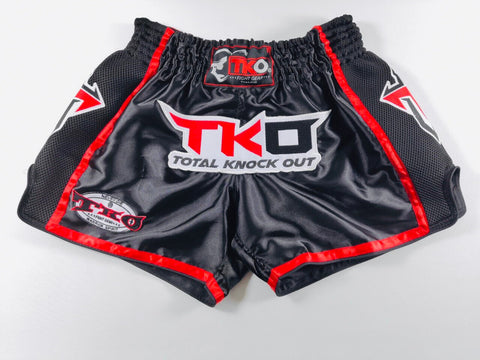 TKO Muay Thai Shorts BS2 Black/Red