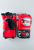 TKO MMA Gloves Genuine Leather MMAG1 Red