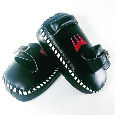 Arwut Kick Pads KP2 Black Stitch (Genuine Leather)