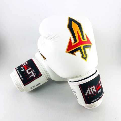 Arwut Muay Thai Boxing Gloves BG1 White