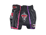 TKO Muay Thai Shorts BS2 Black/Pink/Purple